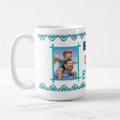 最高のパパEver写真 コーヒーマグカップ (左)