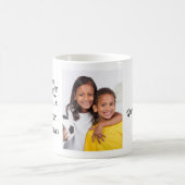 最高のパパEver写真 コーヒーマグカップ (中央)