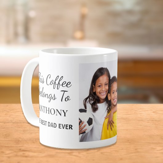 最高のパパEver写真 コーヒーマグカップ