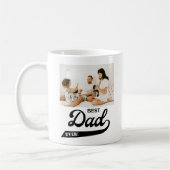 最高のパパEver写真 コーヒーマグカップ (左)