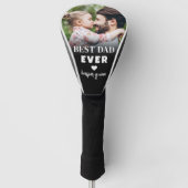 最高のパパEver写真 ゴルフヘッドカバー (正面)