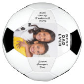 最高のパパEver写真 サッカーボール (回転)