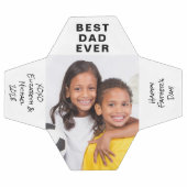 最高のパパEver写真 サッカーボール (フラット)