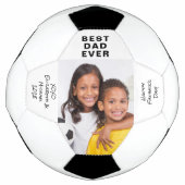 最高のパパEver写真 サッカーボール (正面)