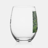 最高のパパEver写真 ステムなしワイングラス (左)