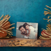 最高のパパEver写真 フォトプラーク (側面)