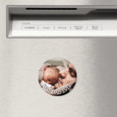 最高のパパEver写真 マグネット (インサイチュ (食洗機))