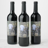 最高のパパEver写真 ワインラベル (ボトル)