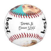 最高のパパEver写真 野球ボール (裏面)