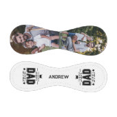 最高のパパEver名前をカスタムするモダン2写真 野球ボール (パネル)