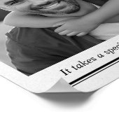 最高のパパEver新聞カスタム写真 ポスター (角)