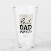 最高のパパEver書道写真 タンブラーグラス (正面)