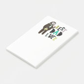 最高のパパEVER父の日パーソナライズされたカスタム ポストイット (アングル)