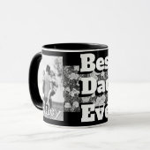 最高のパパEver白黒マグカップ マグカップ (正面左)