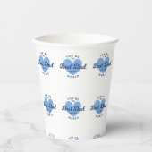 最高のパパEver紙パーティーカップ 紙コップ (正面)