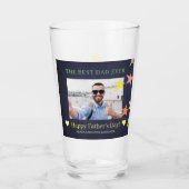 最高のパパEver記念カスタム写真 タンブラーグラス (正面)
