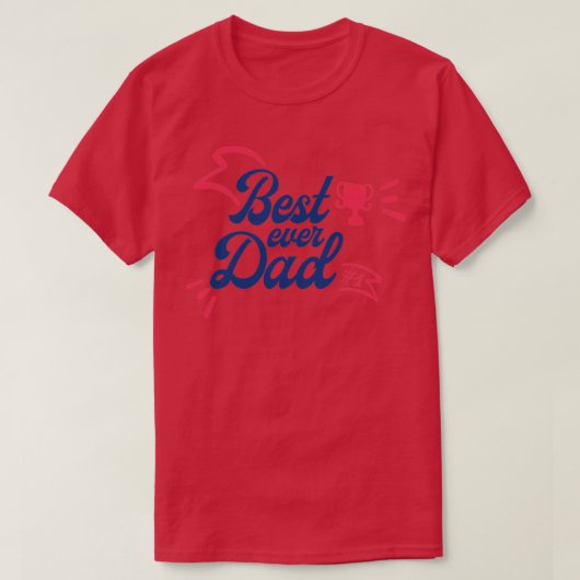 最高のパパever80 tシャツ (デザイン正面)