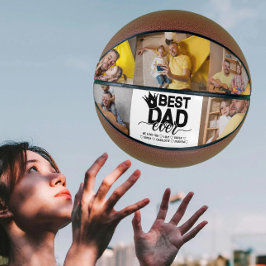 最高のパパEver & シンプルFamily Photos Father's Day バスケットボール
