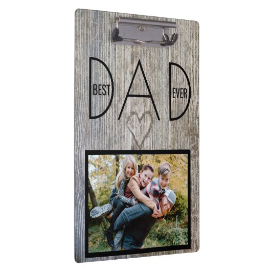 最高のパパEver、私たちのすごいパパ父の日の写真 クリップボード (右)