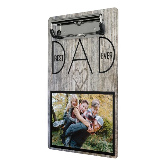 最高のパパEver、私たちのすごいパパ父の日の写真 ミニクリップボード (アングル2)
