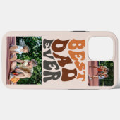 最高のパパEver 2写真とGroovyレトロタイポグラフィ Case-Mate iPhoneケース (裏面 (横))