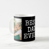 最高のパパEver 2写真 コーヒーマグカップ (正面左)