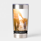 最高のパパEver 2写真 保温保冷タンブラー (背面)