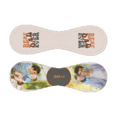 最高のパパEver 2 Photo with Groovyレトロタイポグラフィ 野球ボール (パネル)