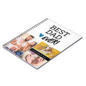 最高のパパEver 3 Customizable Photos ノートブック (左側)