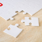 最高のパパEver 3 Famiy写真 ジグソーパズル (側面)