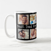 最高のパパEver 4 Photo CollageおもしろいKeepsake コーヒーマグカップ (左)
