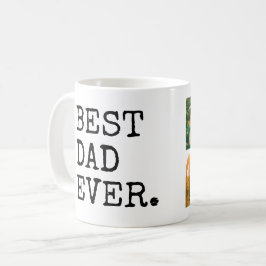 最高のパパEver 4 Photo Collage コーヒーマグカップ