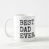 最高のパパEver 4 Photo Collage コーヒーマグカップ (左)
