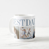 最高のパパEver 4 Photo Collage コーヒーマグカップ (正面左)