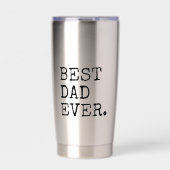 最高のパパEver 4 Photo Collage 保温保冷タンブラー (正面)