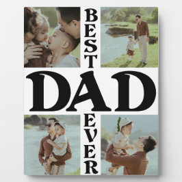 最高のパパEver 4 photo Happy Father's day フォトプラーク