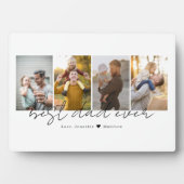 最高のパパEver 4 Photosコラージュカスタム フォトプラーク (正面)