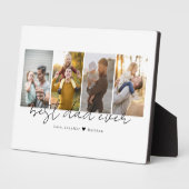 最高のパパEver 4 Photosコラージュカスタム フォトプラーク (側面)