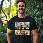 最高のパパEVER 6 Photo Collage クール Faters Day Tシャツ<br><div class="desc">トレンディーインスタグラムスタイル父の日Tシャツ6枚の家族の写真カスタムとトレンディースポーティタイポグラフィの読パパEVER最高のと一緒に。完全にカスタマイズ可能なメッセージ</div>