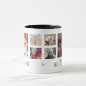 最高のパパEver 6 Photo Collage White マグカップ (中央)