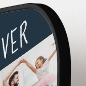 最高のパパEver 9フォトスクリプト名カスタム色 ピックルボールラケット (左詳細)