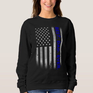 最高のパパEVER AMERICAN FLAG父の日 スウェットシャツ