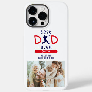 最高のパパEver Baseball Family Photos Father Day Case-Mate iPhone 14 Pro Maxケース