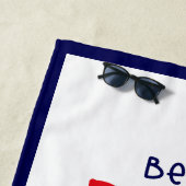 最高のパパEVER BASEBALL PHOTO FATHER DAY ビーチタオル (インサイチュ)