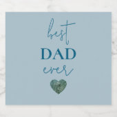 最高のパパEver Beerラベル | 父の日贈り物 ビールラベル (シングルラベル)