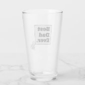 最高のパパEver Beer Glass タンブラーグラス (裏面)