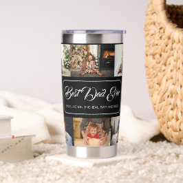 最高のパパEver Black Photo Collage 保温保冷タンブラー