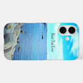 最高のパパEver Blue海写真Azure Sky Case-Mate iPhoneケース (裏面 (横))
