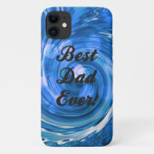 最高のパパEver Blue iPhone 11ケース Case-Mate iPhoneケース (裏面)
