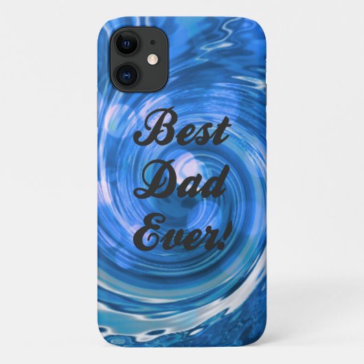 最高のパパEver Blue iPhone 11ケース Case-Mate iPhoneケース (裏面)